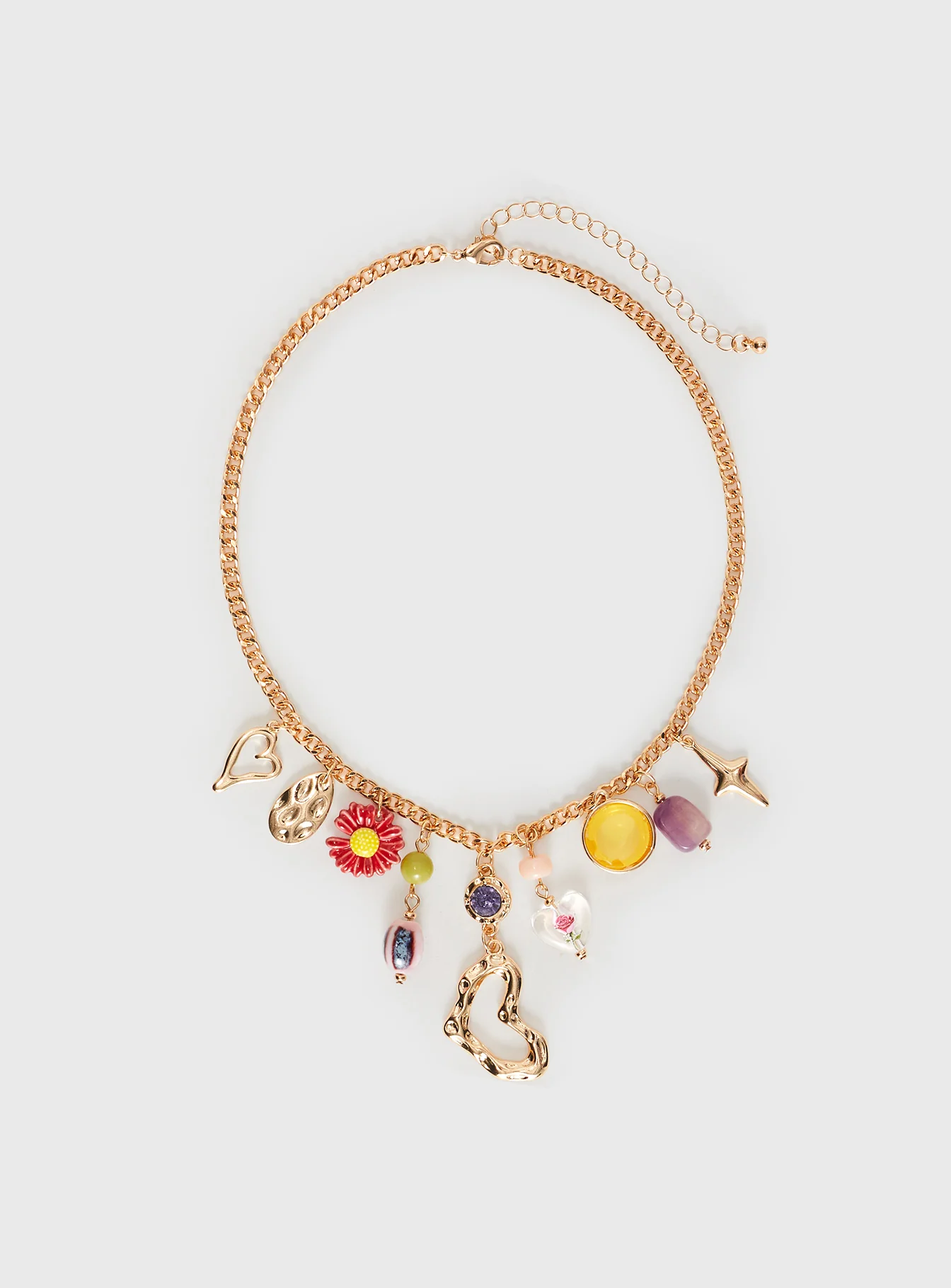 Charm Necklace Multi